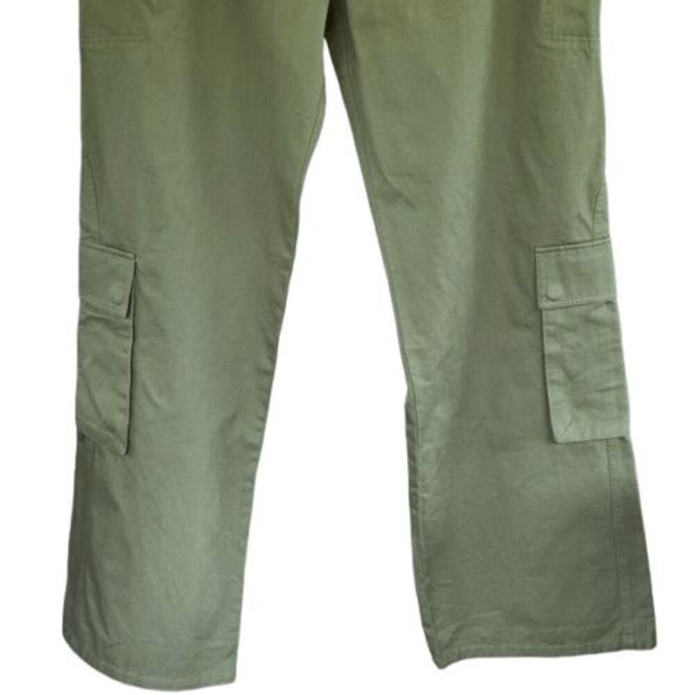 NWT JGR & STN Olive Green High Rise Wide Leg Cargo Pants US 14 AU 14 EU 32 - Picture 4 of 11